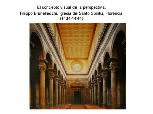 Perspectiva de brunelleschi