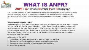 What is anpr
