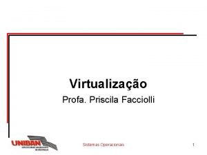 Sistema de virtualização de processos viproc