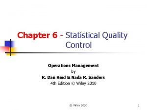 What is sqc in operations management