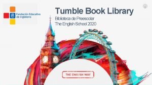 Tumble Book Library Biblioteca de Preescolar The English