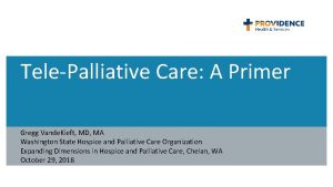 Telepalliative care