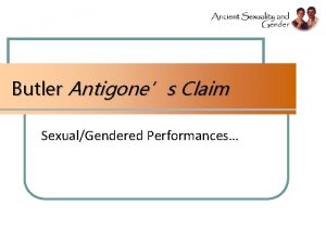 Antigone's claim summary