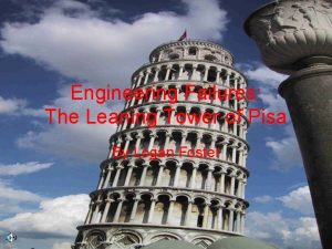 Leaning tower of pisa fails