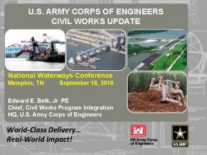 U S ARMY CORPS OF ENGINEERS CIVIL WORKS