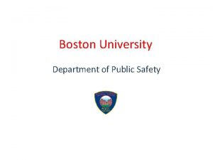 Umass boston public safety