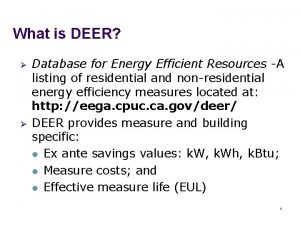 Deer database