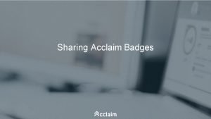 Share badge