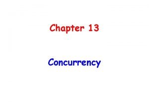 Statement level concurrency