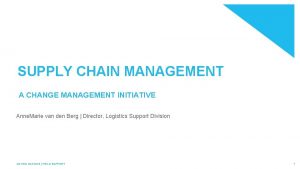 Change management