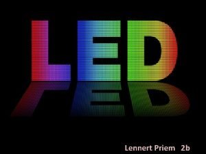 Lennert Priem 2 b Hoe ziet een led