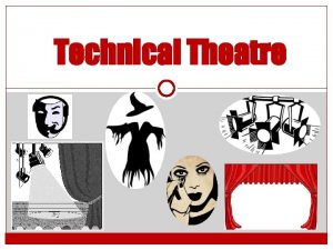 Technical theater vocabulary