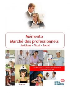 Mmento March des professionnels Juridique Fiscal Social Inclut