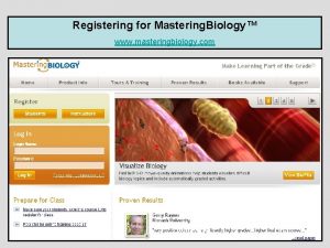 Mastering biology.com