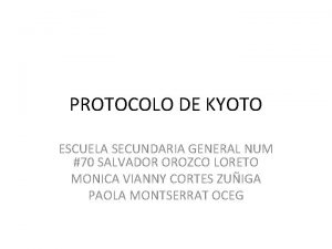 Objetivo del protocolo de kioto