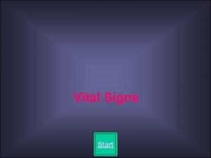 Vital Signs Start Quit TABLE OF CONTENTS Spirometer