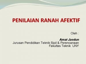 Rancangan perencanaan penilaian efektif Rancangan perencanaan penilaian efektif