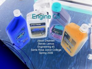 Engine oil santa rosa