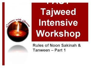 Rules of noon sakinah