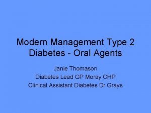 Modern Management Type 2 Diabetes Oral Agents Janie