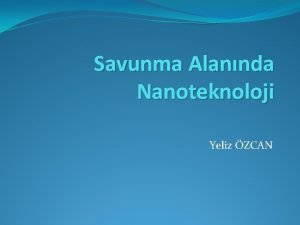 Nanoteknoloji zırh