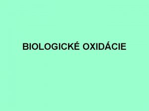 BIOLOGICK OXIDCIE ATP NADH NADPH CO 2 H