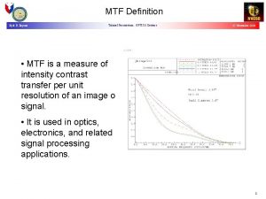 Mtf tutorial Mtf tutorial