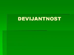 Devijantnost