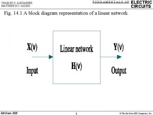 Fundamentals of electric