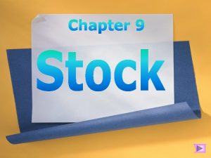 Characteristics of stock market