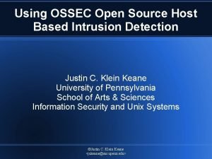 Ossec open source