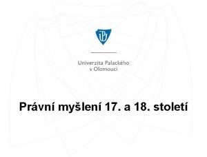 Prvn mylen 17 a 18 stolet Prvn filozofie