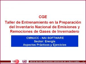 CGE Taller de Entrenamiento en la Preparacin del