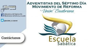 www asdmrecuador com Adventistas del Sptimo Da Movimiento