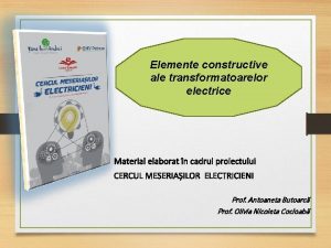 Transformatorul electric monofazat