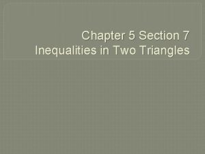 Scissors relationship to hinge theorem