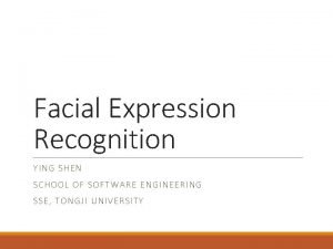 Facial expression recognition