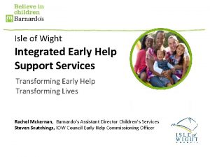 Isle of Wight Integrated Early Help Support Services