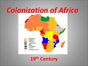 Colonization of africa