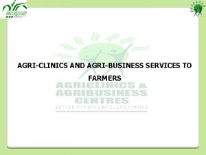 Agriclinics