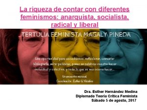 Feminismo radical y liberal