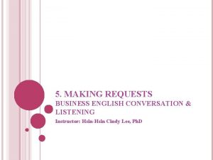 Business english dialogues