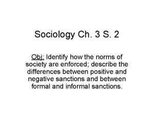 Positive sanctions sociology