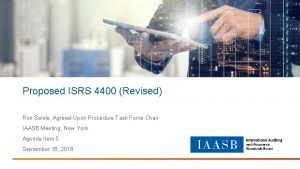 Isrs 4400 revised
