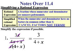 11-4 adding and subtracting rational expressions