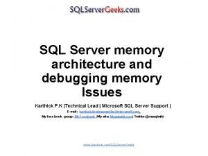 Troubleshooting sql server memory issues
