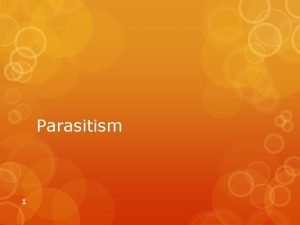 Parasitism co to