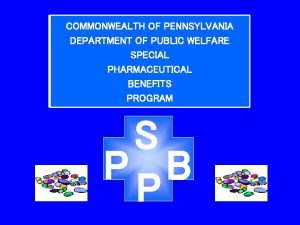 Commonwealth of pennsylvania department of public welfare