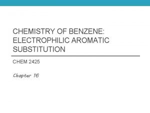 Reaction of benzene with alkene