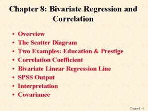 Chapter 8 linear regression